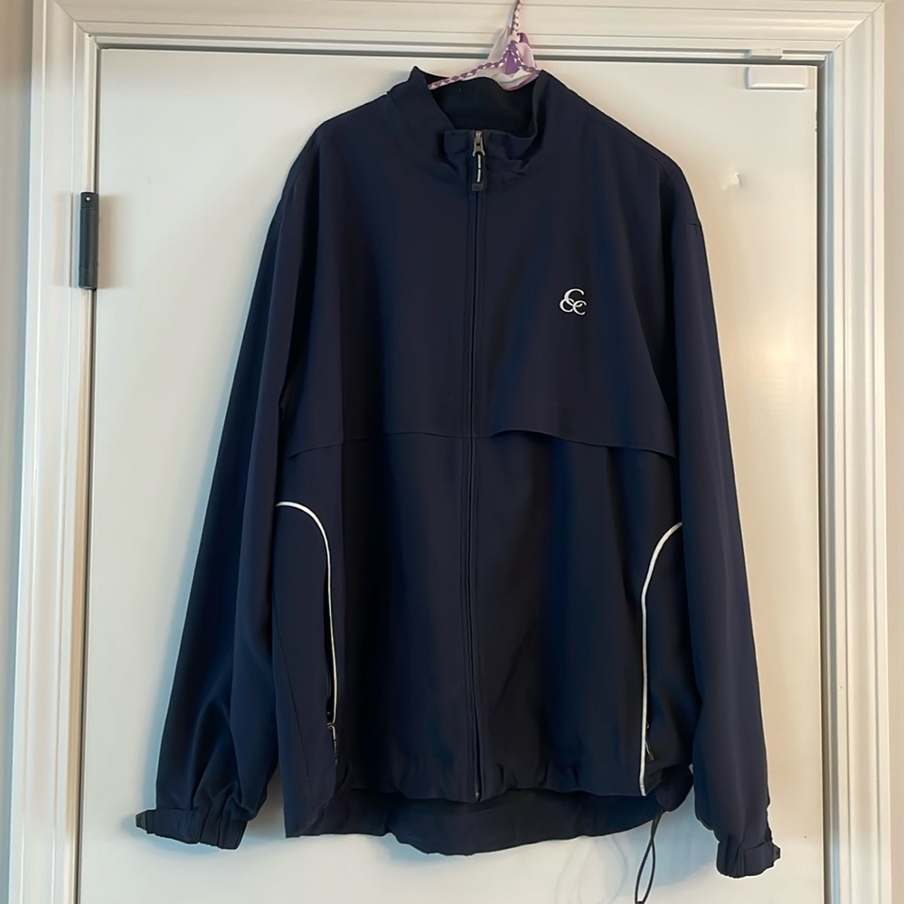 Men’s Cutter & Buck golf windbreaker with Colonial Country Club (NC) Logo
